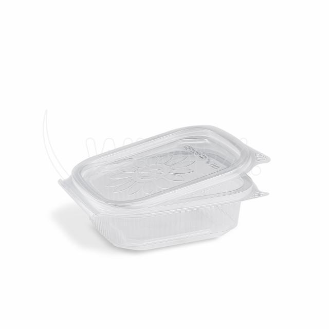 Feinkostbecher (PP) Ripboxx Tiny mit Deckel klar 200ml - 50 Stück