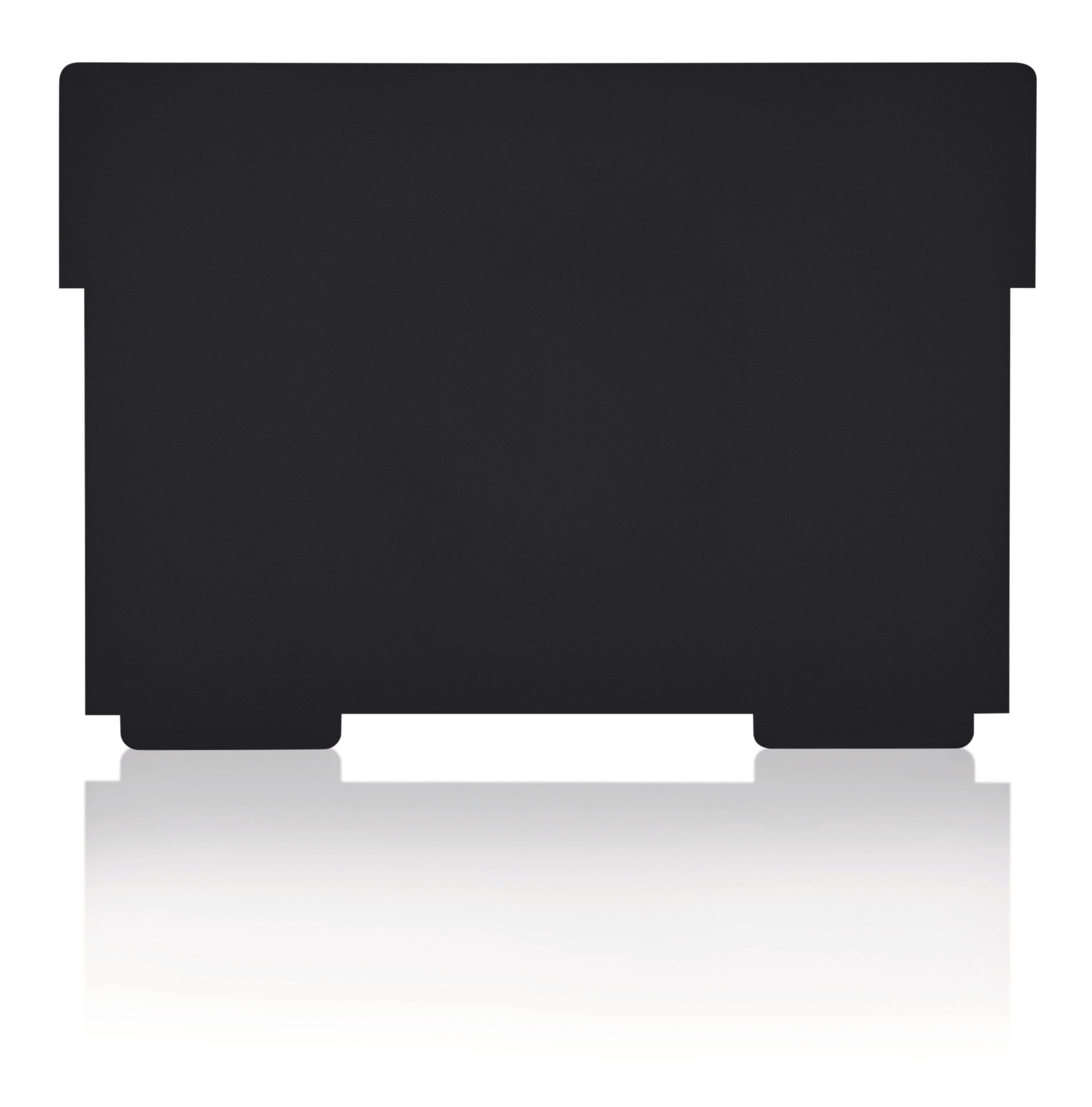 Schwenkplatte A5 PP recycling, schwarz 2 Stück STYRO 30-531.90