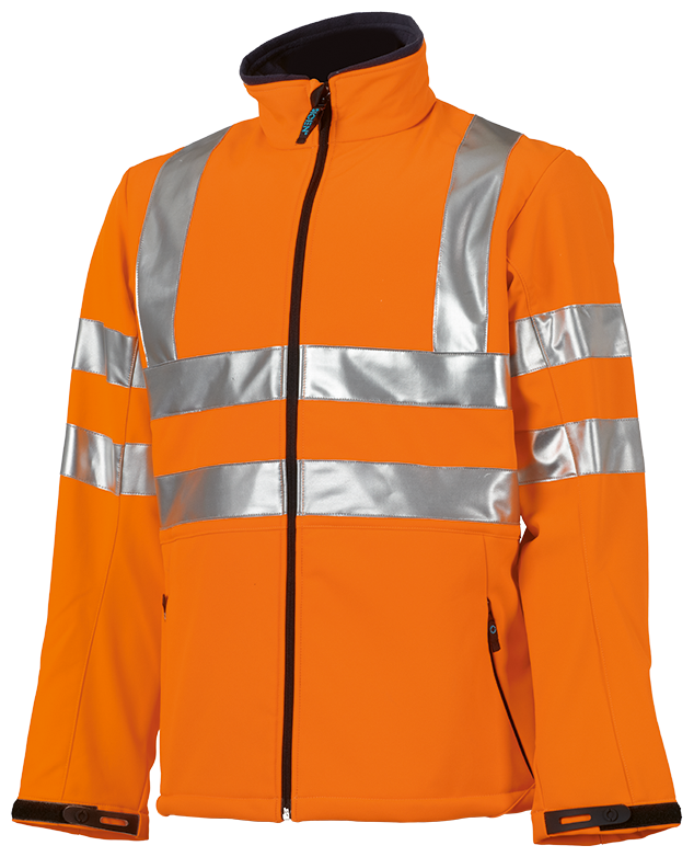 Warnschutz-Softshelljacke SIOEN GENOVA, leuchtorange
