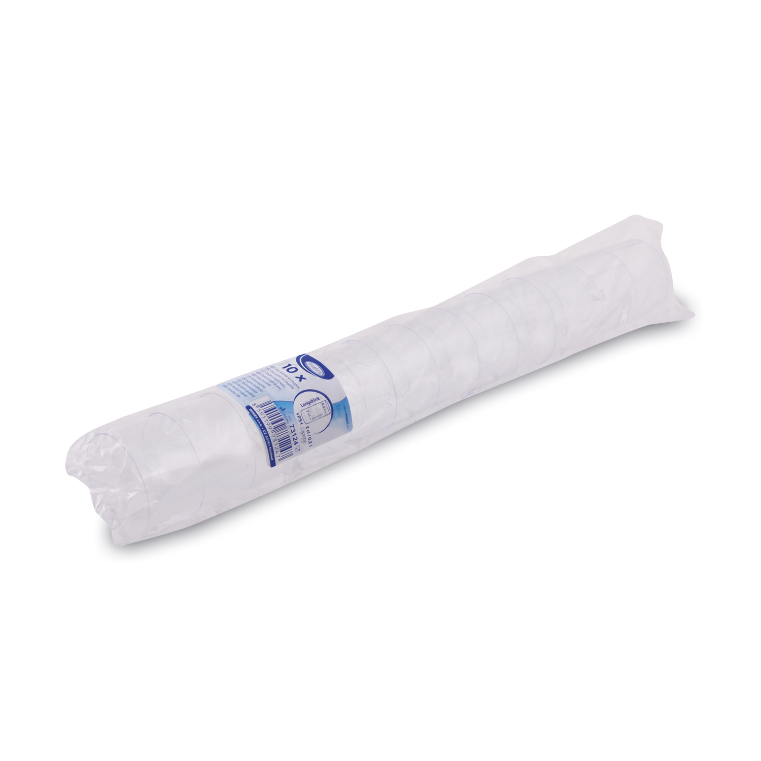 Trinkglas PS klar Ø 56 mm 2 cl / 4 cl / 0,2 l, Packung à 10 Stück