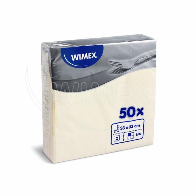 Serviette 2-lagig champagner 33 x 33 cm - 50 Stück