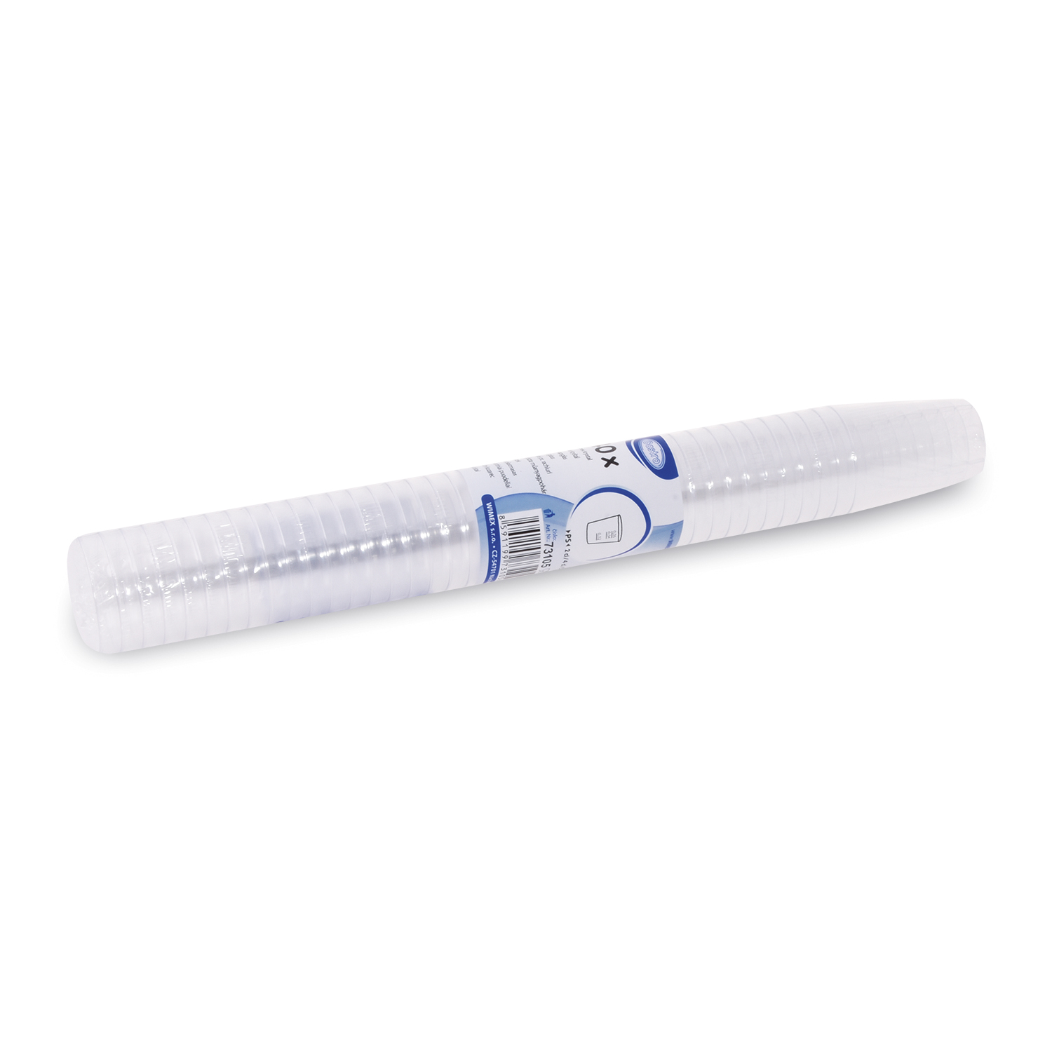 Schnapsglas aus PS klar für Degustation und Ausschank, Packung mit 40 Stück