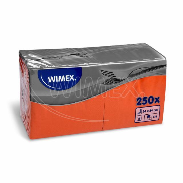 Serviette 2-lagig orange 24 x 24 cm - 250 Stück