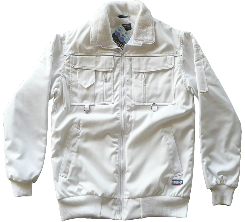 Arbeitsjacke TREKKER, weiss - Grösse M
