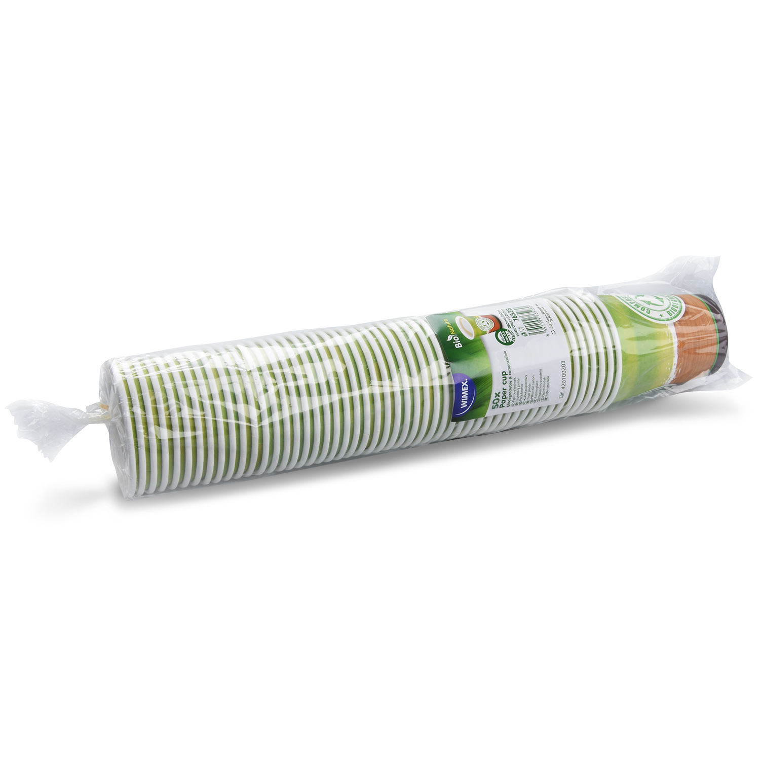 Pappbecher (PAP,CPLA) 80mm 280ml M: 0,2L,8oz - 50 Stück
