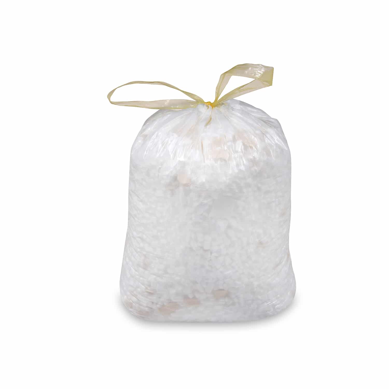 Mülleimerbeutel HDPE mit Zugband weiss 50 x 60 cm 30 L, Packung mit 20 Stück