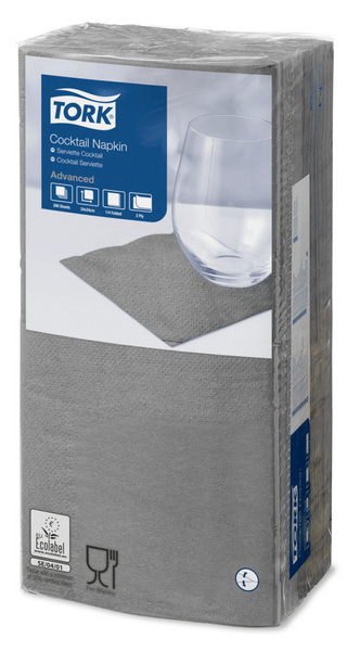 TORK-477832 Cocktailservietten Grau -