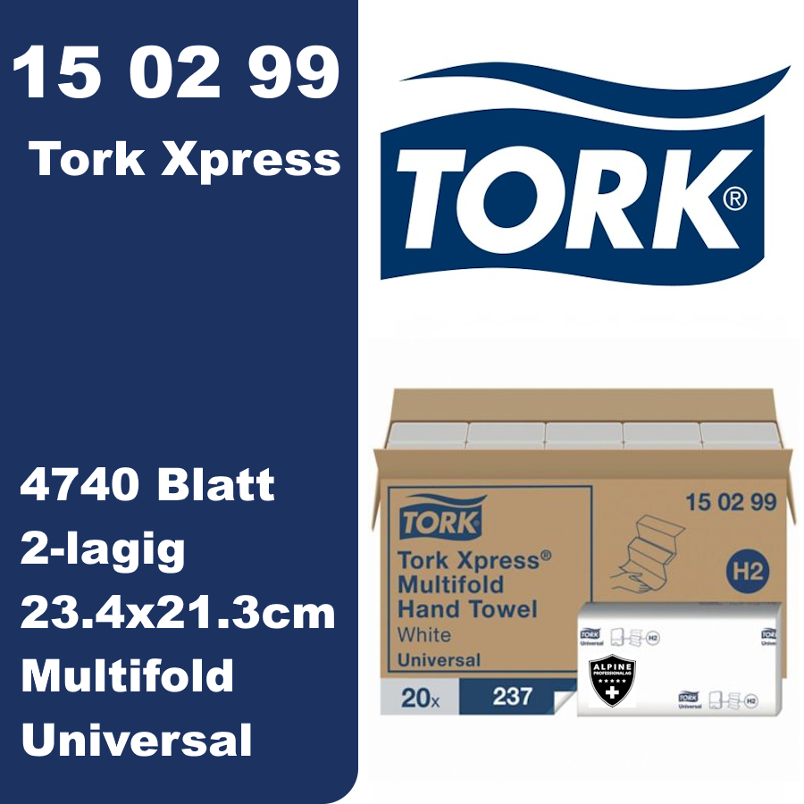 TORK-150299 Xpress Multifold Handtücher - H2