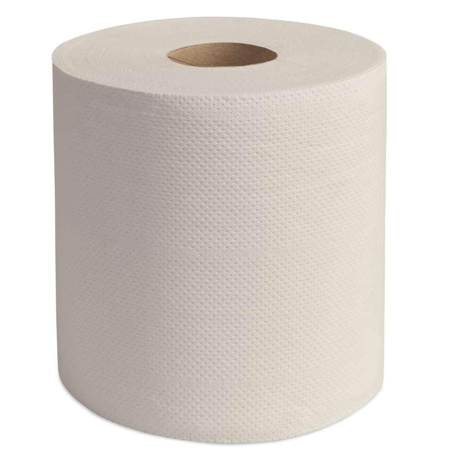 8x Handtuchrolle Midi 2-lagig 450 Blatt weiss