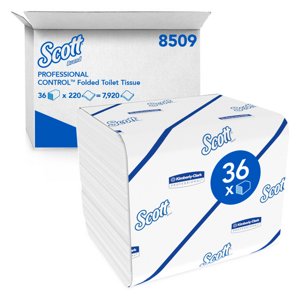 SCOTT Toilettenpapier, weiss
