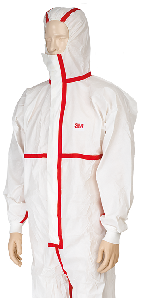 Chemieschutzoverall 3M 4565, weiss