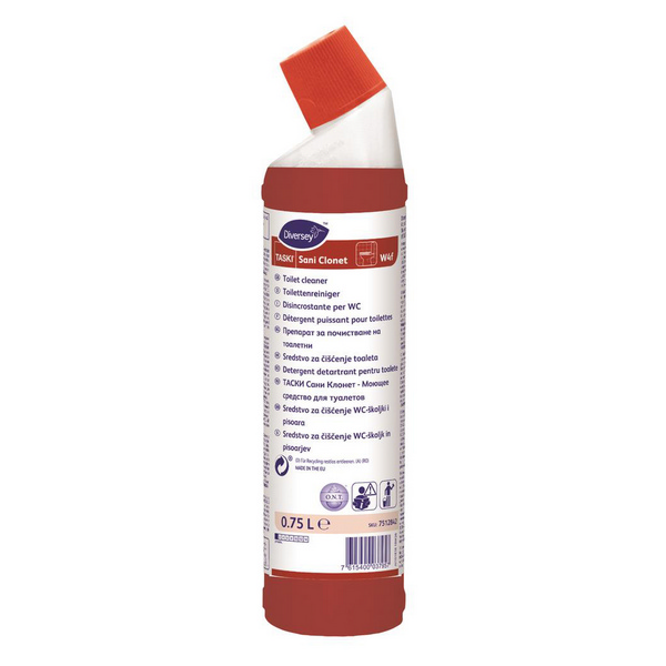 7512842 - TASKI Sani Clonet Sanitärreiniger - 6x0.75L