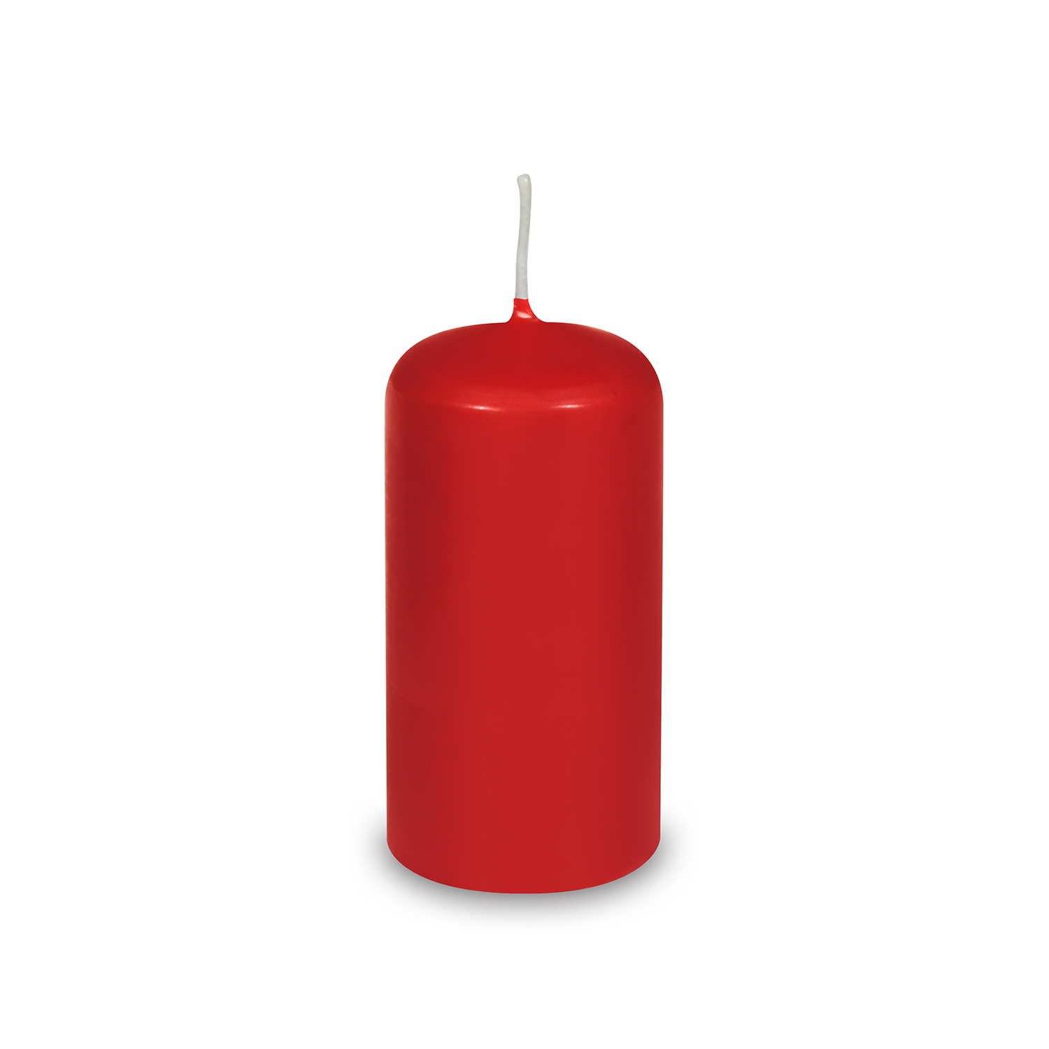 Stumpenkerze rot 50 x 100 mm - 4 Stück