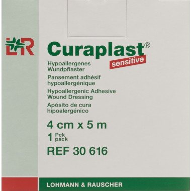 Curaplast Wundverband 4cmx5m hautfarbig