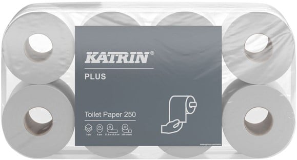 72 Rollen Katrin Plus Toilettenpapier 250 Soft - 3-lagig