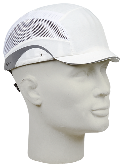 Anstoss-Schirmmütze JSP HARD CAP AEROLITE, weiss
