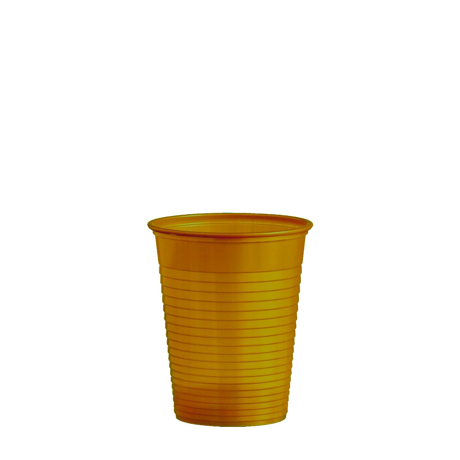 Trinkbecher gold 0,18 l -PS- ( 70 mm) (50 Stück)