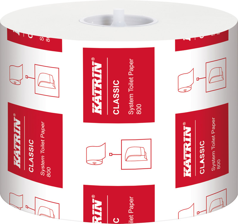 Katrin Classic System toilet 800 Eco - 1 Karton à 36 Rollen (66940)