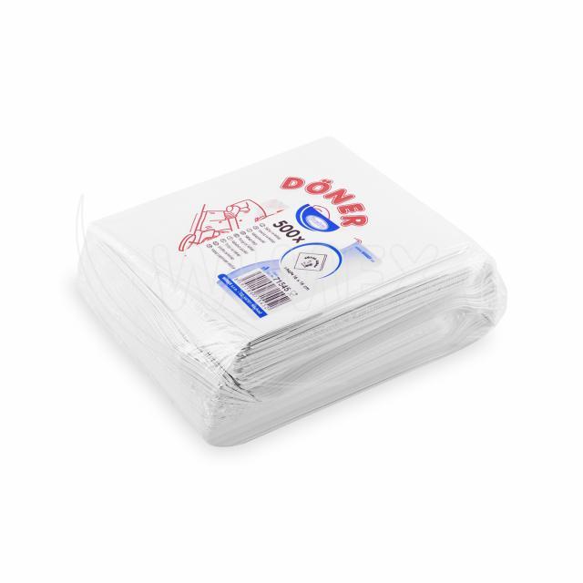 Papierbeutel Kebap 16 x 16 cm - 500 Stück