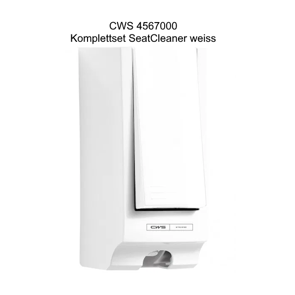 Komplettset CWS Toilettensitzreiniger Paradise Seatcleaner mit weissem Panel