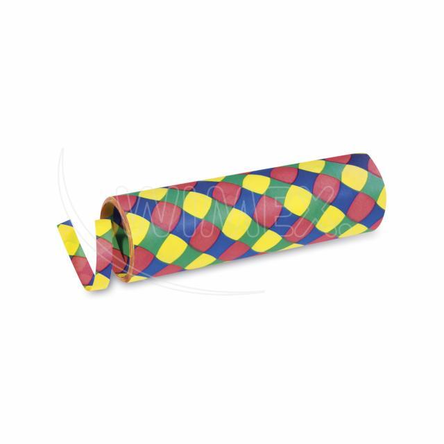 Luftschlange (PAP) beidseitig Harlekin 7mm x 4m - 1 Stück