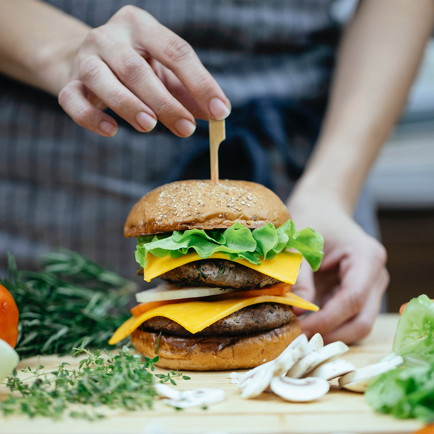 Steak-Marker aus Bambus -RARE- 9cm - 250 Stück