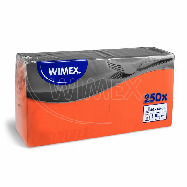 Orange Papierservietten FSC Mix 40 x 40 cm für Gastronomie, Buffet und Take-away, Packung mit 250 Stück