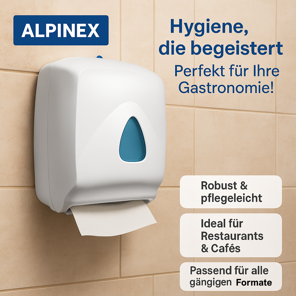 Spender (ABS) Intro weiß für Falthandtücher - 1 Stück