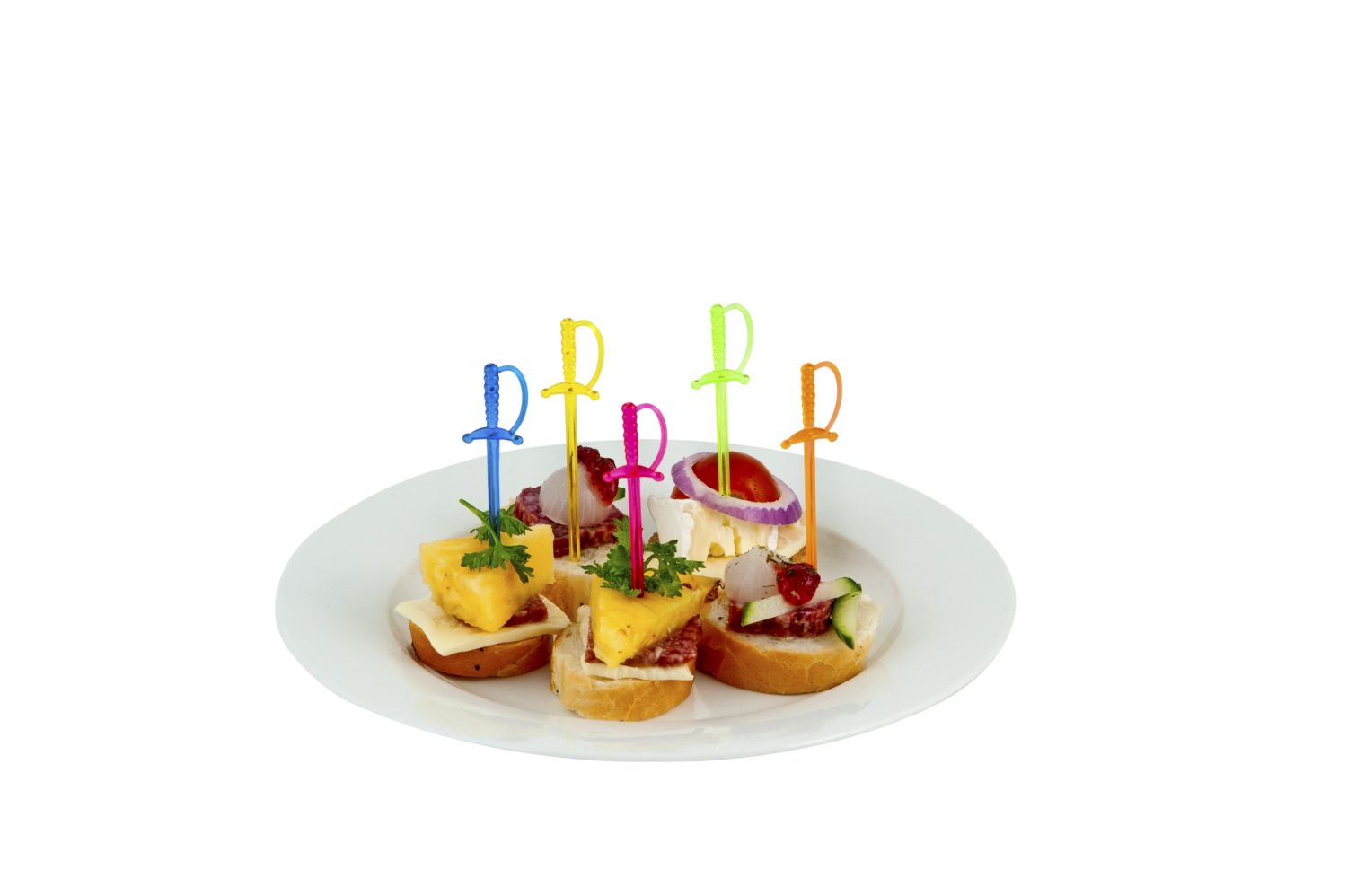 Kunststoff-Picker (PS) Schwert 8,5cm - 50 Stück