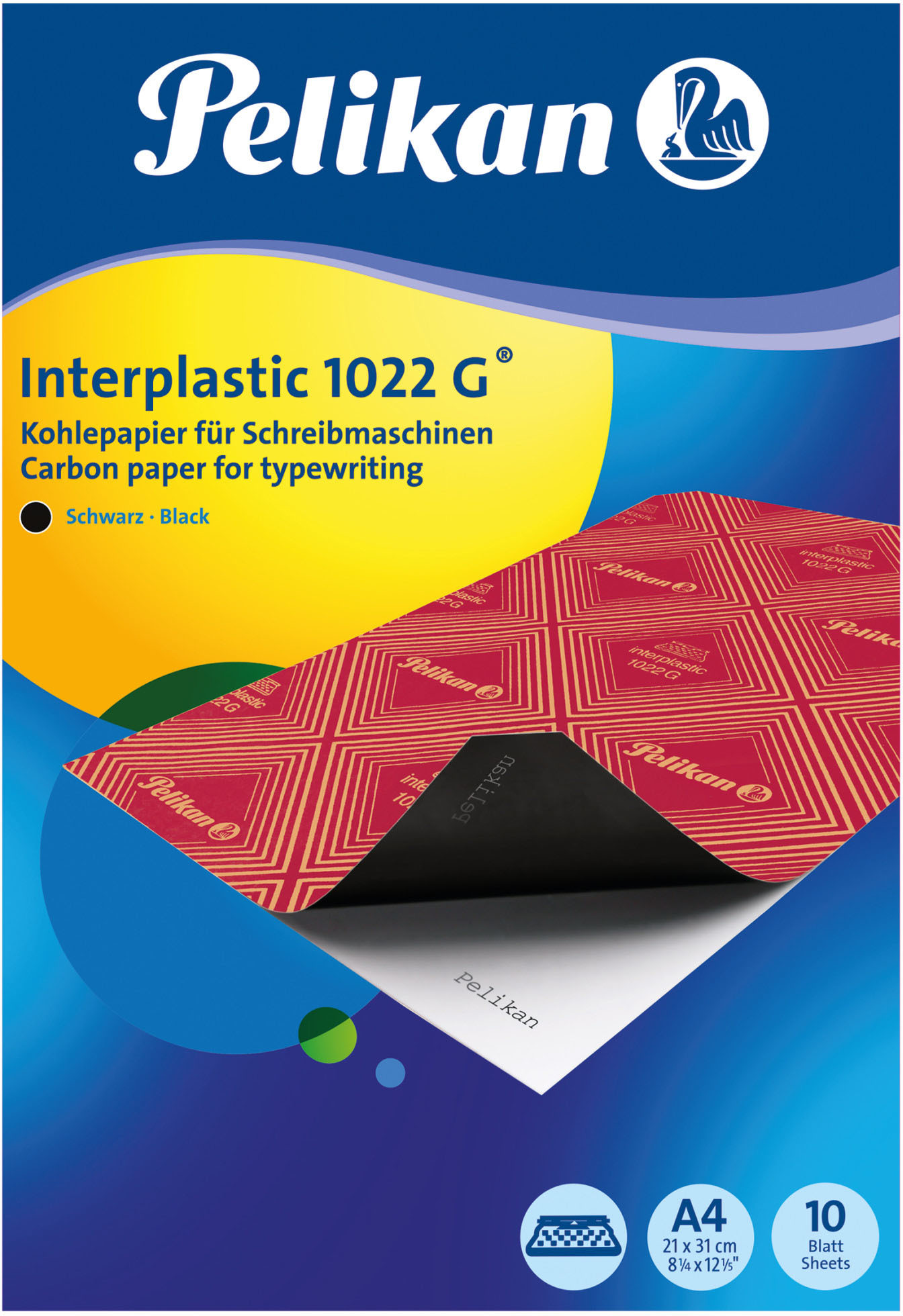 Kohlepapiere 1022G A4 interplastic 10 Blatt PELIKAN 401026