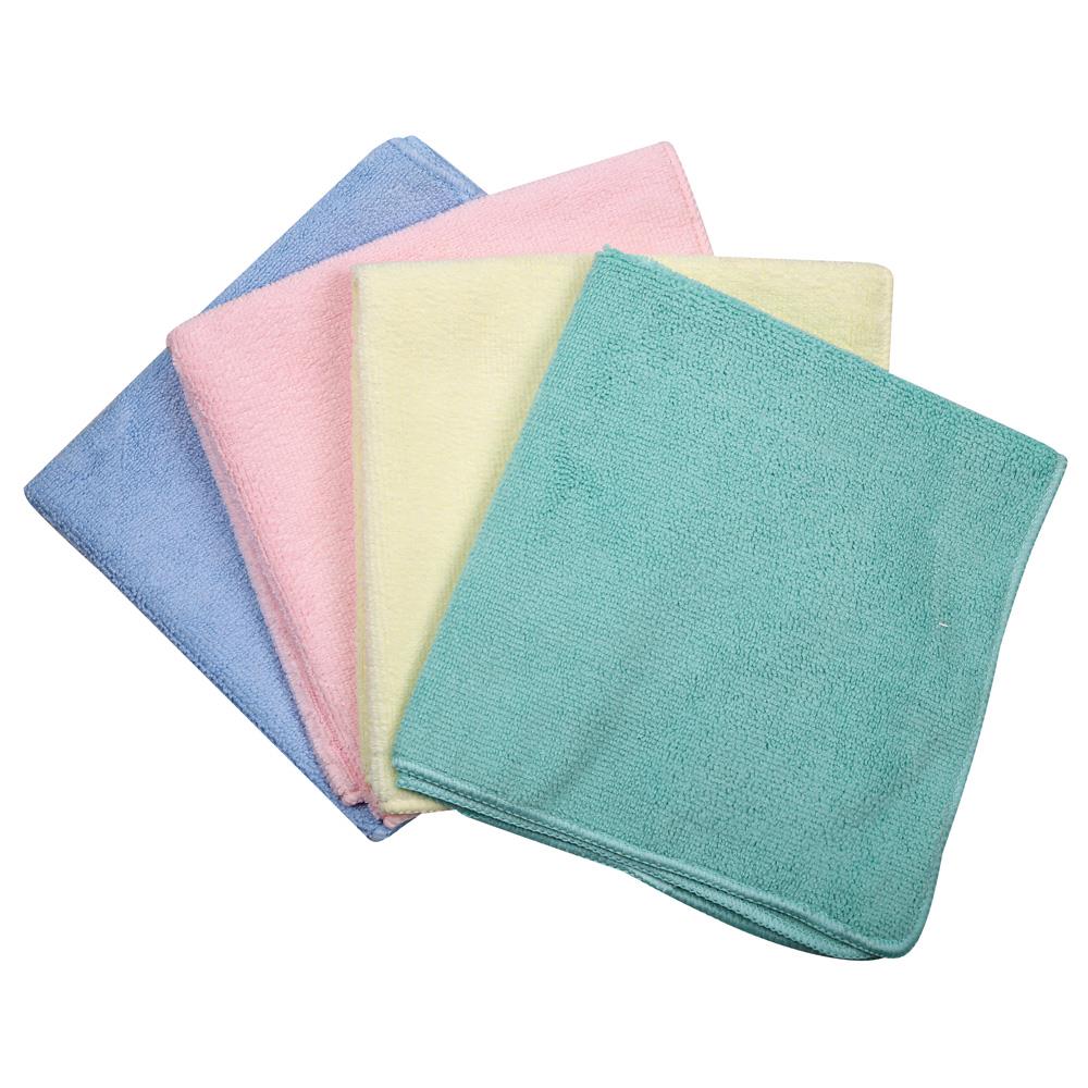 HYGOCLEAN Mikrofasertuch Micro Master Strong, 400 x 400 mm Blau - Pack à 10 Stück