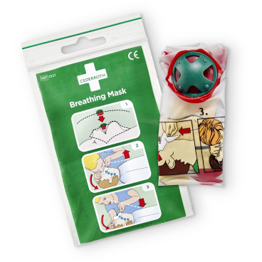 CEDERROTH Beatmungsmaske, im Folienbeutel