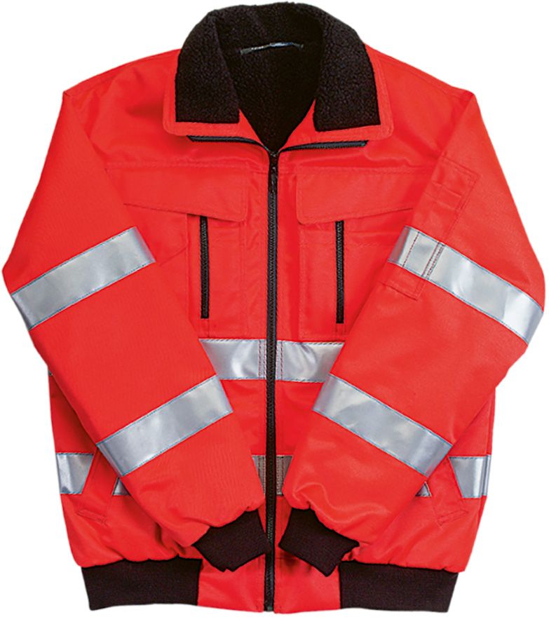 Warnschutzjacke TREKKER REFLEX, leuchtrot