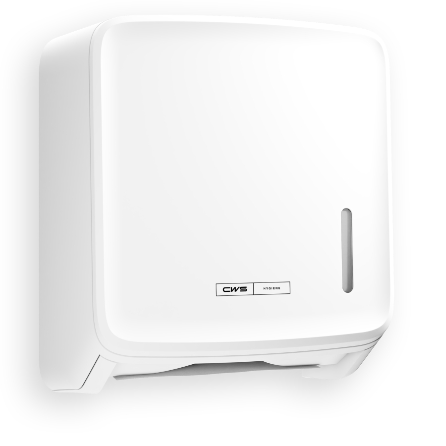 CWS Faltpapierspender PureLine ohne Schloss - weiss