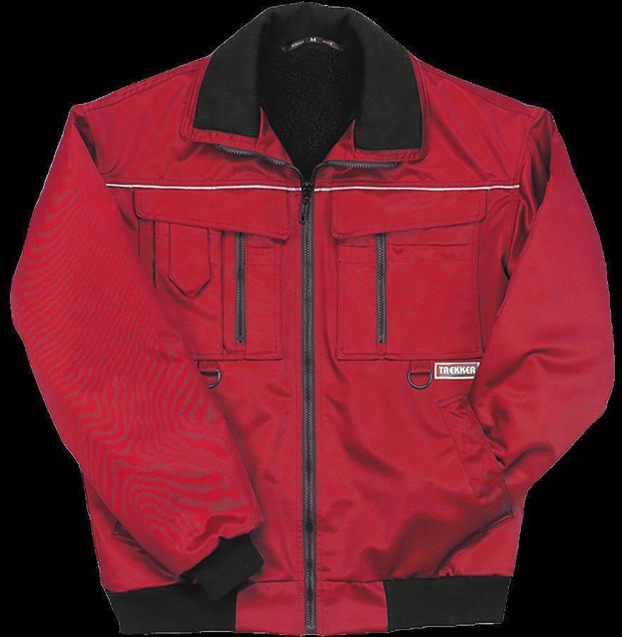 Arbeitsjacke TREKKER, rot - Grösse XXL