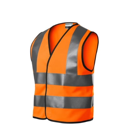 Kinder-Warnweste in Orange - EN1150, 17353, 13688 Orange S