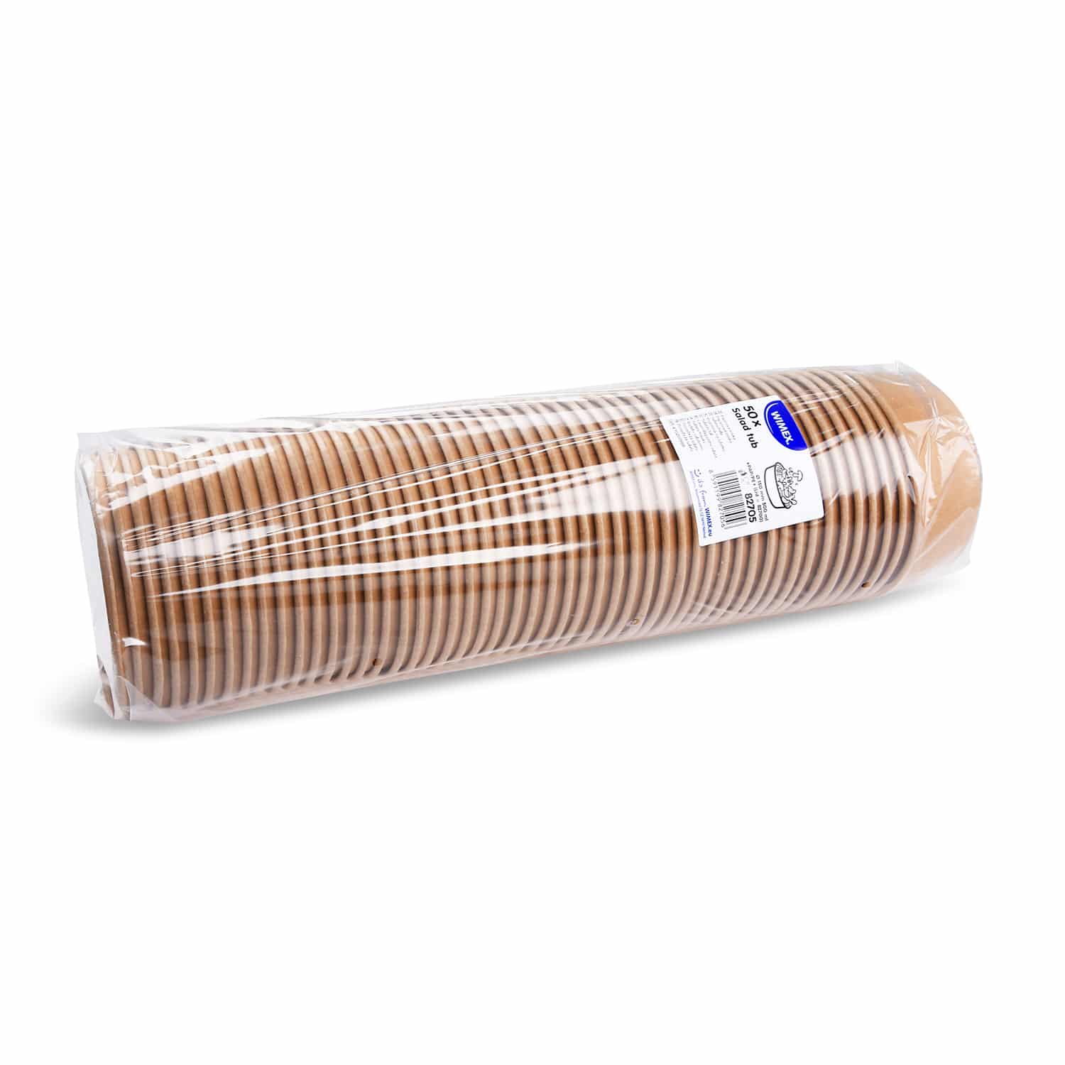 Salatschale (PAP,PE) kraft 150mm 500ml - 50 Stück