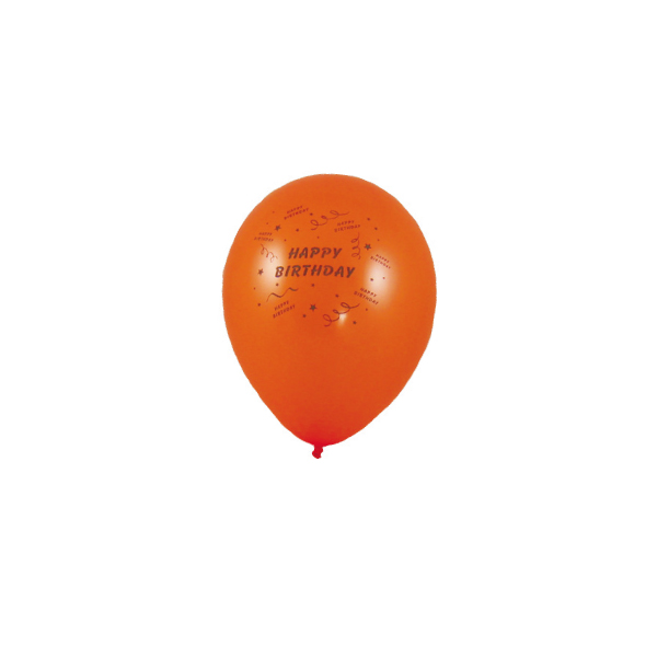 Luftballon -HAPPY BIRTHDAY- bunt gemischt 25cm M - 10 Stück