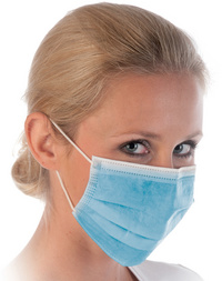 HYGOSTAR PP-Mundschutz Typ IIR, 3-lagig, blau - wiederverwendbar