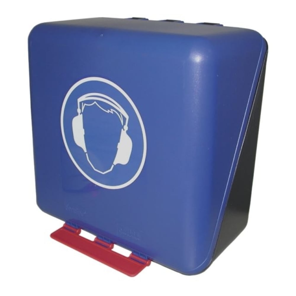 Secu Box 2 Midi, blau, "Gehörschutz tragen"