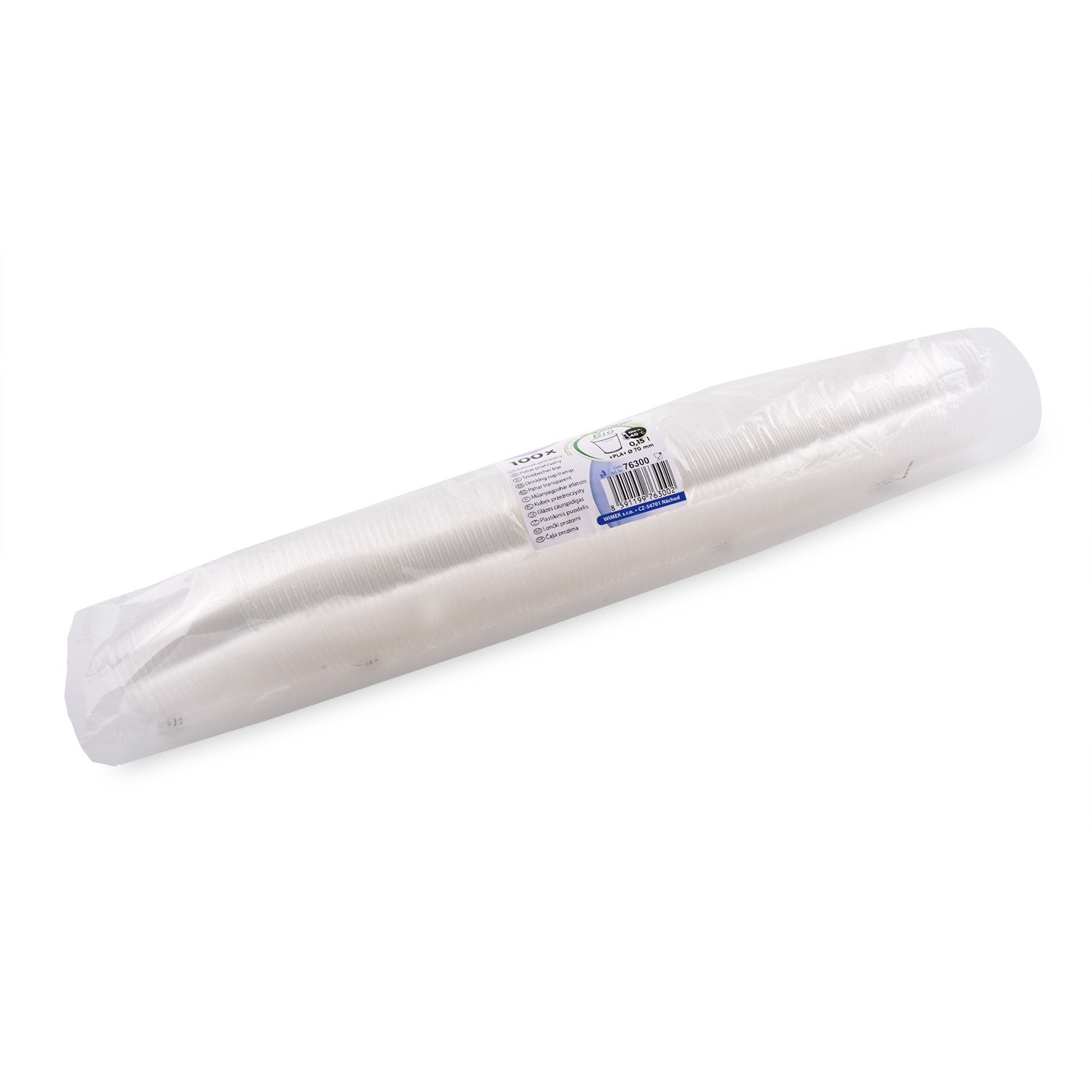 Trinkbecher (PLA) klar 70mm 150ml - 100 Stück