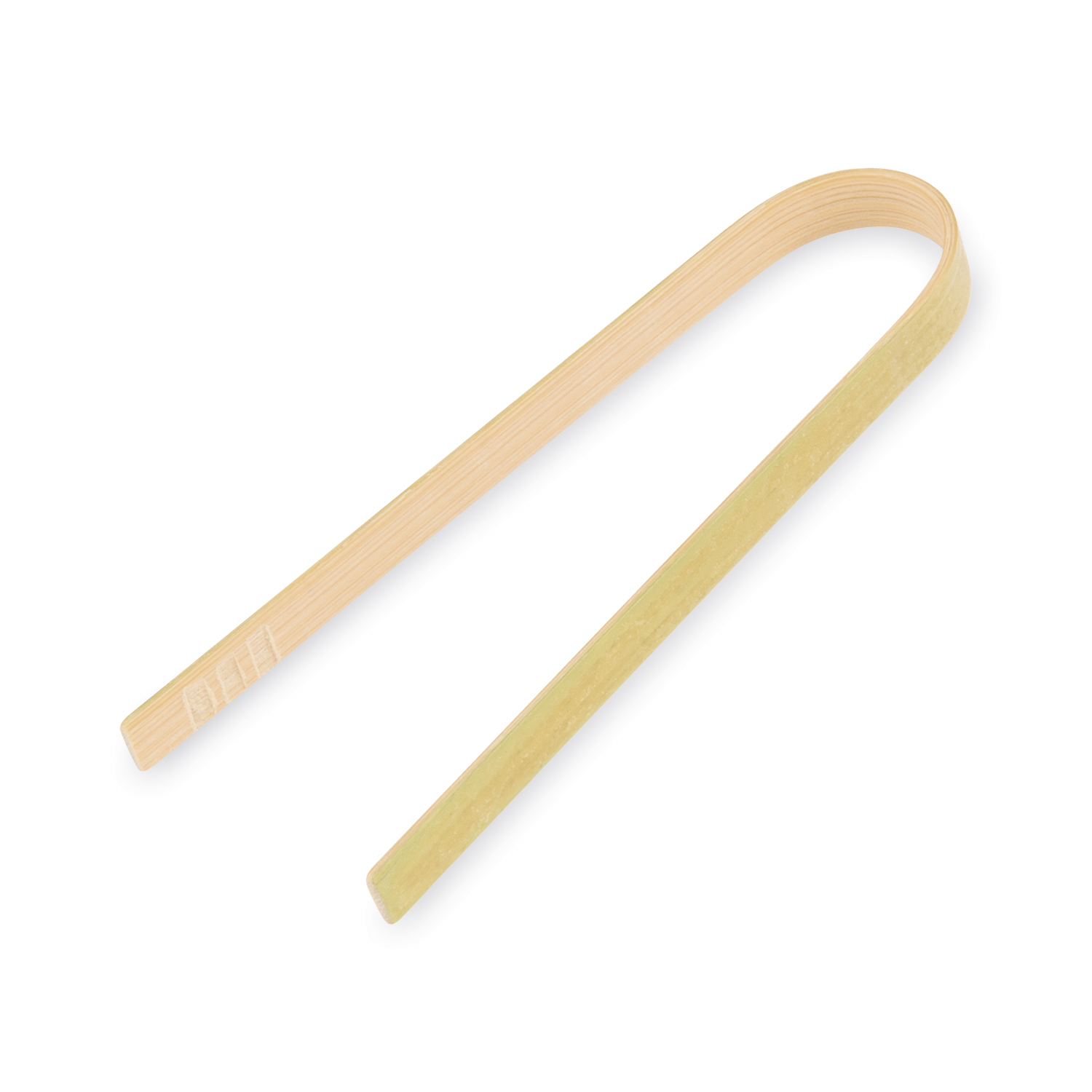 Fingerfood-Zange aus Bambus FSC 100% für Buffet und Catering, 10 cm, Packung mit 50 Stück