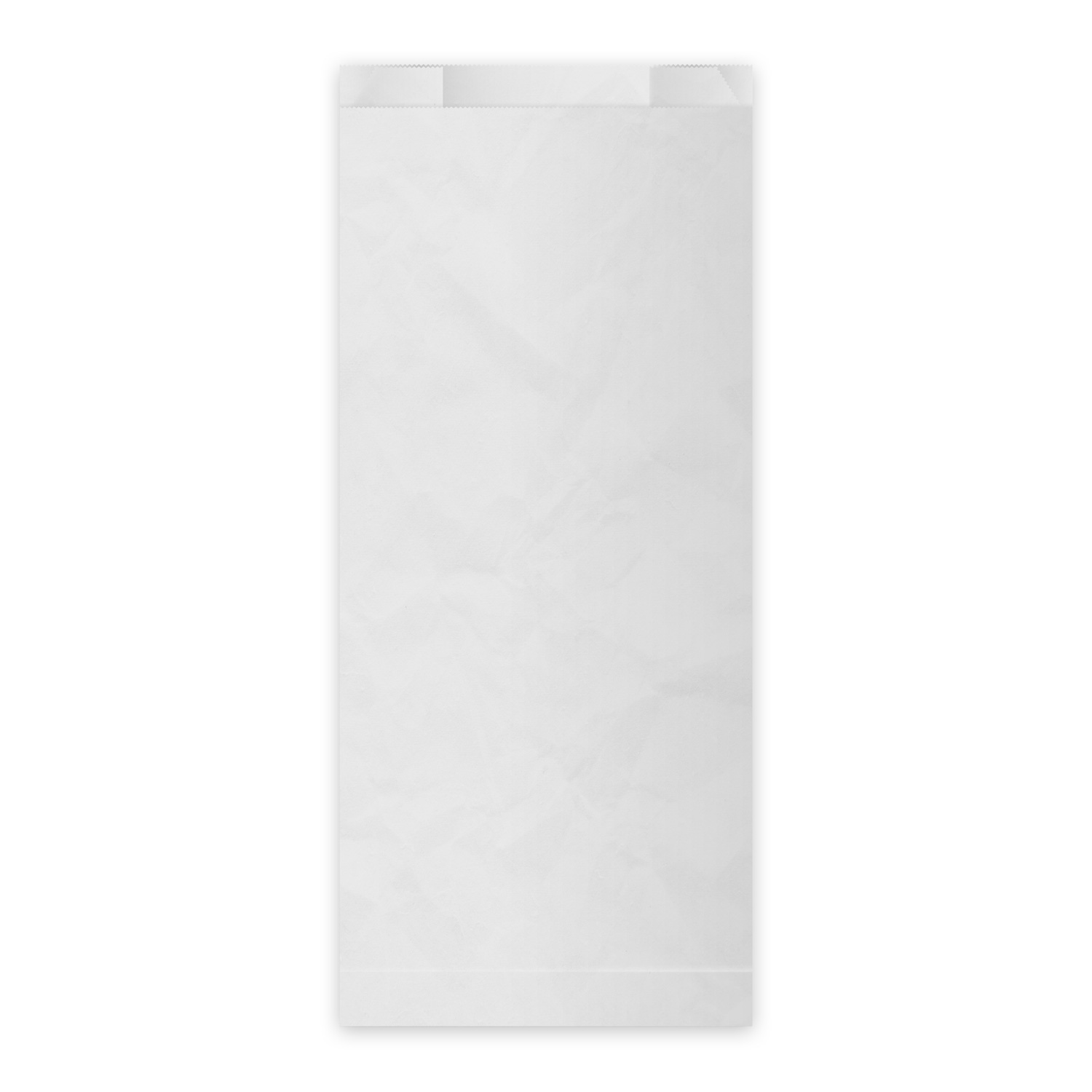 Papierfaltenbeutel (FSC Mix) weiß 15+7 x 35 cm 2,5kg - 100 Stück