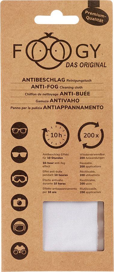 Antibeschlag- und Reinigungstuch FOOGY
