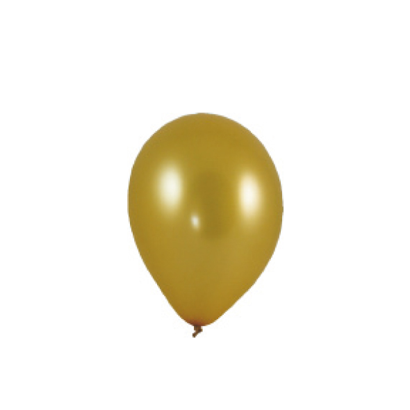 Luftballon gold 25cm M - 10 Stück