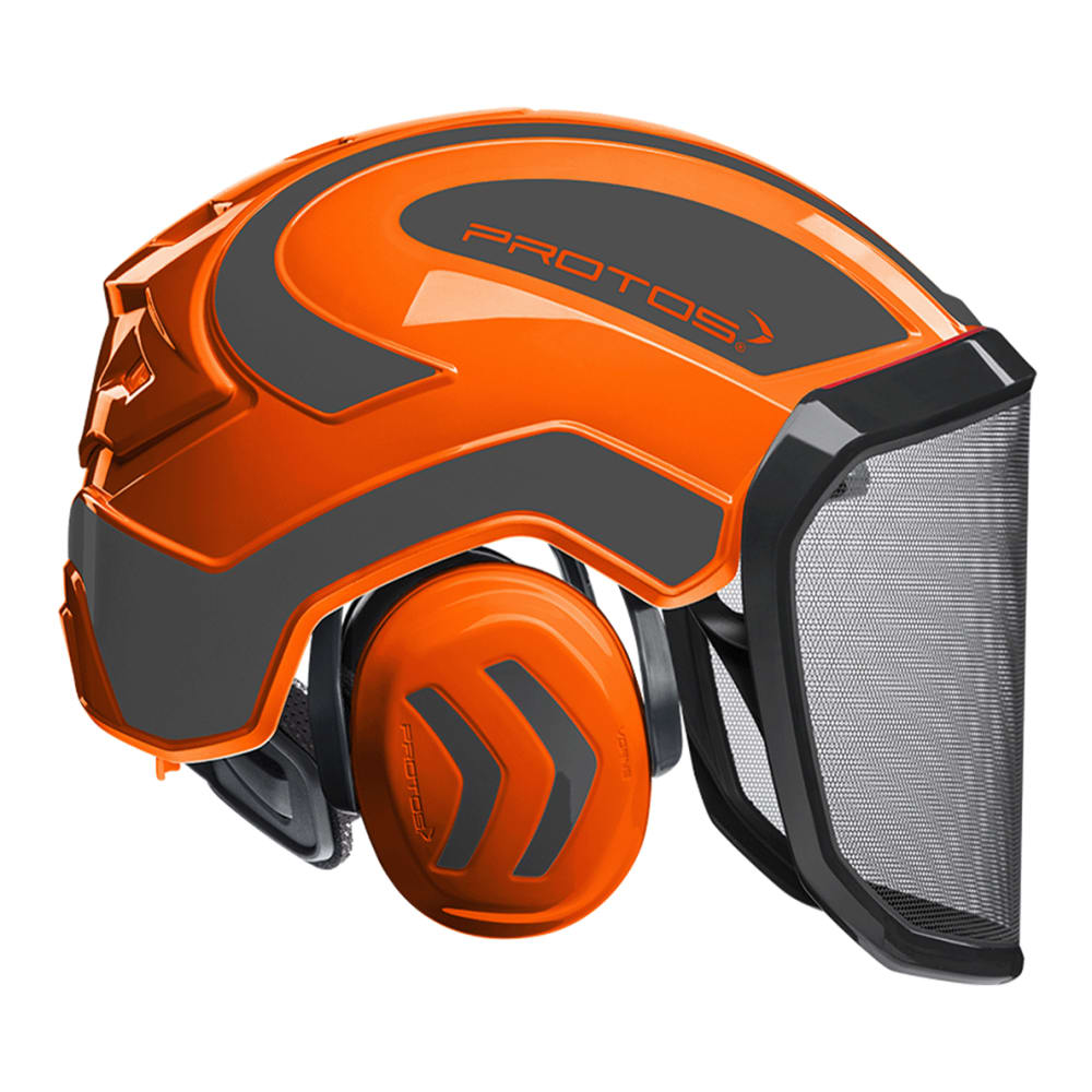 Schutzhelm Intergral PROTOS orange-grau