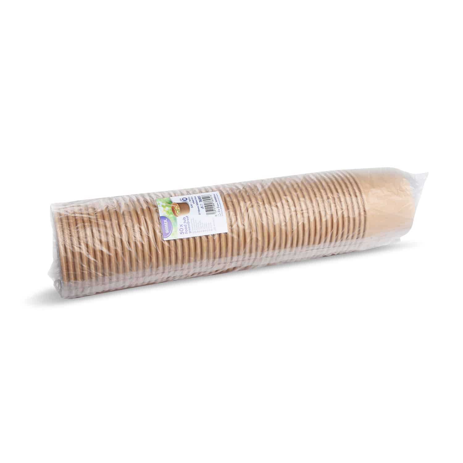 Papierbecher (PAP,PE) kraft 115mm 500ml M - 50 Stück
