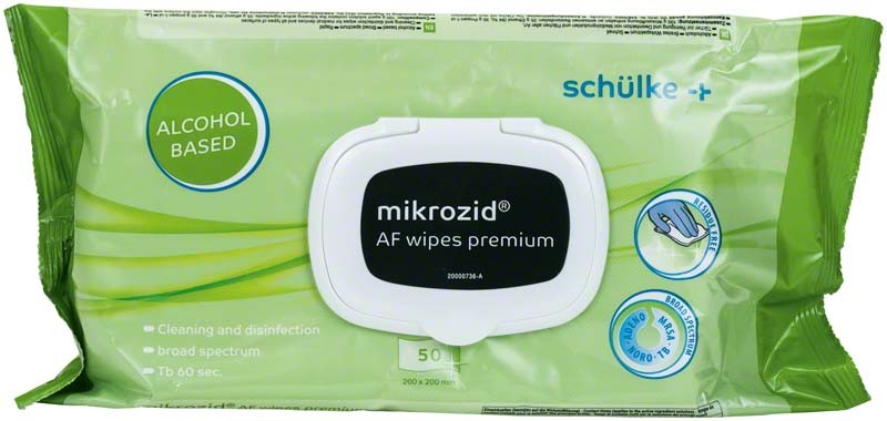Schülke Mikrozid AF Premium wipes Desinfektionstücher - Flowpack à 50 Tücher