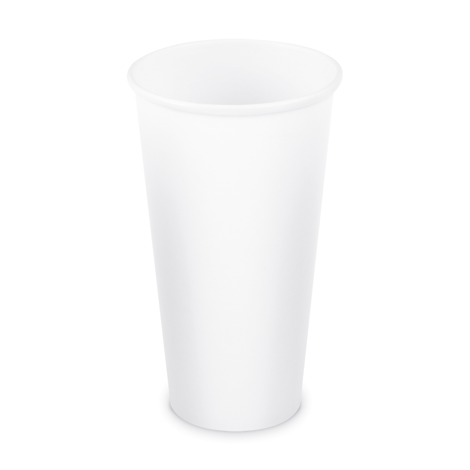 Pappbecher weiß 90mm 610ml XXL: 0,5L,20oz - 50 Stück