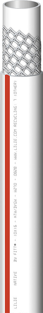 Warmwassertrinkschlauch LILIE native 10 x 15 mm - 1 Meter